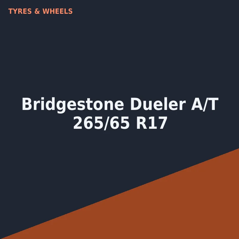 Bridgestone Dueler A/T 265/65 R17