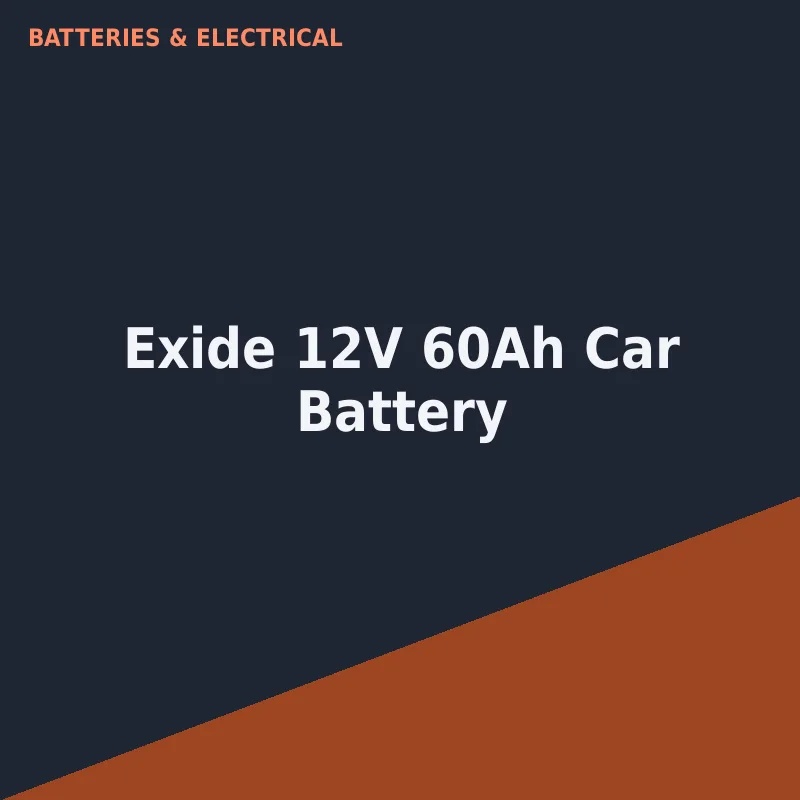 Exide 12V 60Ah Car Battery