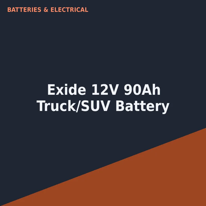 Exide 12V 90Ah Truck/SUV Battery